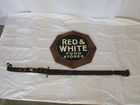  Preview image for Red & White sign & 1872 Iron bar 