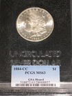 MS63 1884 CC Dollar