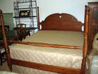 Cherry king size bed