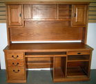 Oak desk (made by cabinet co)