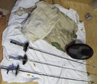  Preview image for Old Fencing Outfit & Swords 