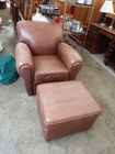  Preview image for Leather Chair & Ottoman 