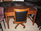 Mission Oak Desk and Chair