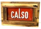Lot# 43 - Chevron CALSO Pump Plate,Frame
