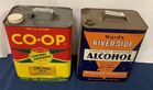 Lot# 386 - Lot of 2 Motor Oil Cans