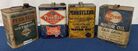 Lot# 437 - Lot of 4 Motor Oil cans A Pre