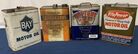 Lot# 463 - Lot of 4 Motor Oil cans Bay, 