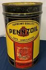 Lot# 629 - Pennzoil Lubrication can w/ l