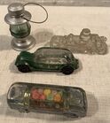 Lot# 408 - Lot of 4 Candy Containers