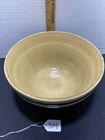 ANTIQUE YELLOW WARE DOUBLE BANDED BOWL,