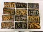 Lot# 327 - lot of 12 PA License Plates 1