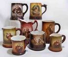 Porcelain Monk Mugs, More