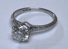 409. Diamond 1.25 carat in platinum