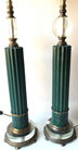 116 Art moderne patinated lamps