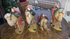 nativity Camels ceramic statue lot of 4