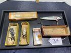 LOT OF 5 - VINTAGE FISHING LURES W/BOXES