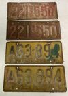 Lot# 217 - lot of 4 PA License Plates 19