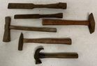 Lot# 292 - lot of 6 Hammers & Chisels
