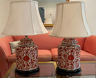 259 pr Asian style lamps ret by Scully