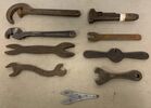 Lot# 182 - lot of 9 Wrenches,Red Head,Ma