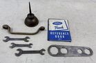 Lot# 482 - (7)Ford Items Wrenches, Oil C