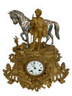 156. Detail figural clock