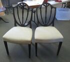 Pair of Carved Mahogany Chairs