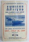 1986 Antique -Classic Boat Show Poster