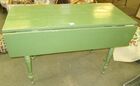 Country Pine Drop Leaf Table in Green