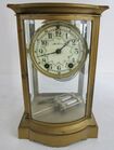 Seth Thomas Brass & Glass Case Clock