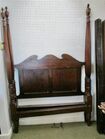 Mahogany Four Post and Finial Bed