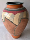 30. Pottery MCM lg vase
