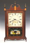 Silas Hoadley Pillar And Scroll Clock