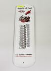 17" TEXACO FIRE-CHIEF METAL THERMOMETER