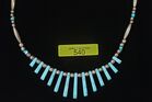 24" NATIVE AMERICAN TURQUOISE NECKLACE
