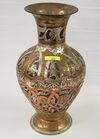 INDIAN COPPER AND BRASS VASE