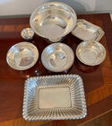 281. 7 pc Sterling lot w/ribbed bowl