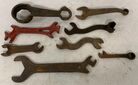 Lot# 174 - lot of 8 Wrenches  B&H & othe