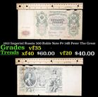 1912 Imperial Russia 500 Ruble Note P#