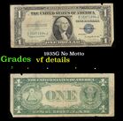 1935G No Motto $1 Blue Seal Silver