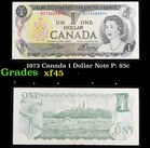 1973 Canada 1 Dollar Note P: 85c Grades