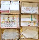 Boxes of Vintage Linens