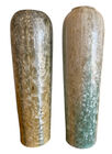 43. 2 10" art pottery vases