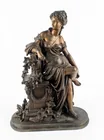  Preview image for Lot# 151 - Art Flora Female Figure Bronz 