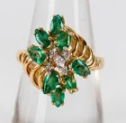  Preview image for Lot# 151a - Jewelry 14kt Yellow Gold Eme 