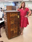  Preview image for Lot# 129 - Large Vintage Wooden Rotating 