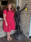  Preview image for Lot# 197a - Art Lady Justice Bronze Stat 