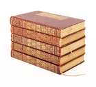  Preview image for Gilt-Tooled Red Leather-Bound Books, 5 