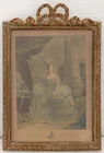  Preview image for "Marie Antoinette" Hand-Colored Etching 