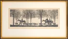  Preview image for Paul Brown Fox Hunting Scene Etching 